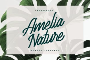 Amelia Nature: The Perfect Script Handwritten Font for Branding and Packaging