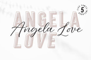 Angela Love Duo: A Modern Script Handwritten Typeface for Editorial Design