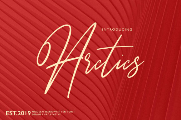 Arctics: The Handwritten Font for Authentic Brand Identity