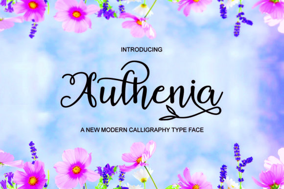 Authenia Script Font Review: Sweet Elegance for Brand Identity