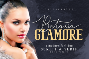 Batavia Glamore: A Modern Serif Font for Editorial Design