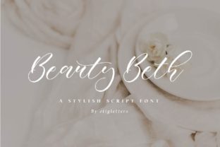 Beauty Beth: The Stylish Script Handwritten Font for Crafters