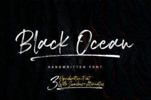 Black Ocean Typeface: A Modern Script for Bold Branding