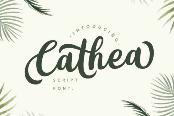 Cathea: Bold Curvy Script Font for Engaging Digital Campaigns