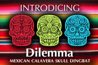 Dilemma: A Creative Dingbats Font for Handmade Craft Projects