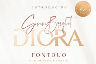 Diora Duo: The Perfect Script and Serif Typeface for Editorial Design