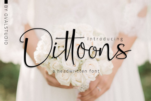 Dittoons: A Modern Script Handwritten Font for Personalized Branding