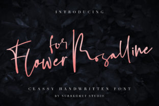 Flower for Rosalline: The Script Typeface for Romantic Web Design