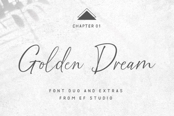 Golden Dream Duo: The Creative Font Pairing for Polished Brand Identity