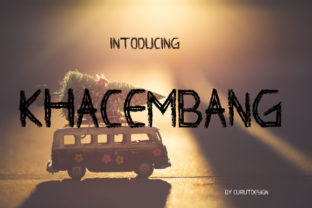 Khacembhang Typeface: Bold Charm for Handmade Product Design