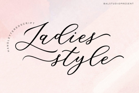 Ladies Style: A Playful Script Handwritten Font for Bold Web Design