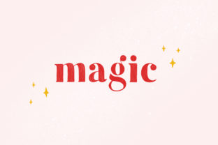 Magic: The Charming Color Font for Handmade Products