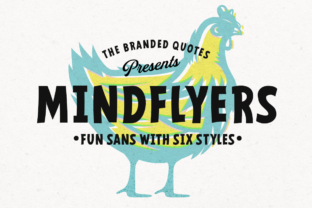 Mindflyers: The Sweet Sans Serif Font for Modern Branding