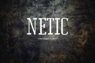 Netic: A Bold Serif Typeface for Editorial Design