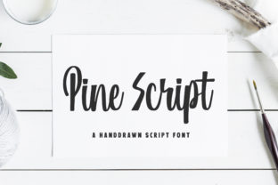 Pine Script Typeface: Elevating Editorial Design with Handwritten Style