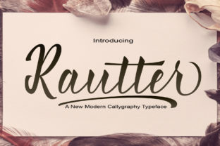Rautter: A Modern Script Font for Creative Branding Projects