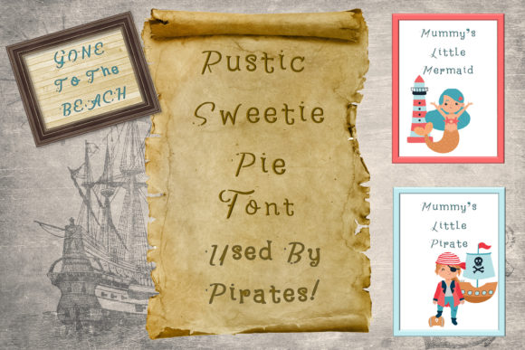Rustic Sweetie Pie: A Handwritten Script Font for Crafters