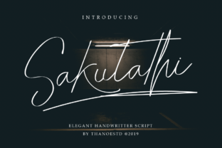 Sakulathi: The Elegant Script Handwritten Font for Polished Branding