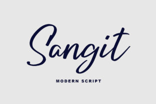 Sangit Script Handwritten Font for Modern Craft Projects