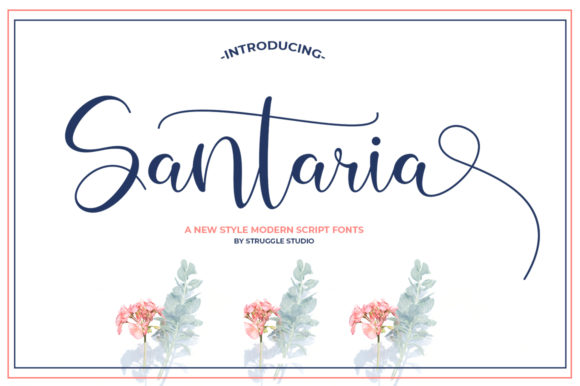 Santaria Free Download: A Sweet Script Handwritten Font