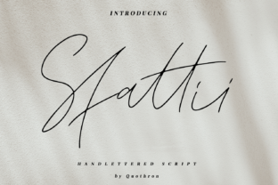 Sfattii: The Handmade Calligraphy Font for Modern Digital Brands