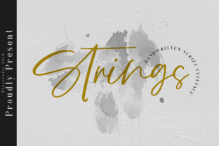 Strings: The Authentic Script Handwritten Typeface for Editorial Design
