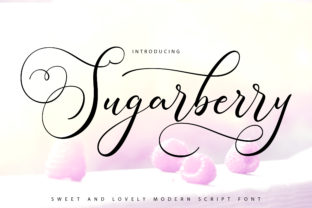 Sugarberry Handwritten Font for Elegant Web Design