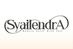 Syailendra: A Modern Serif Typeface for Elevated Brand Identity