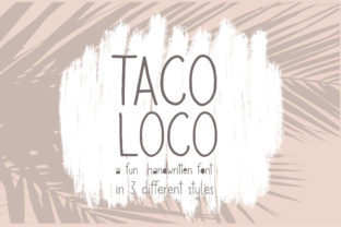Taco Loco: The Fun Handwritten Font for Engaging Web Design
