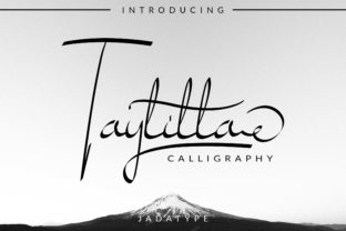 Taylilla: The Timeless Calligraphic Typeface for Elegant Branding