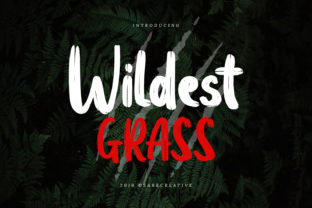 Wildest Grass: The Bold Handwritten Font for Modern Brand Identity